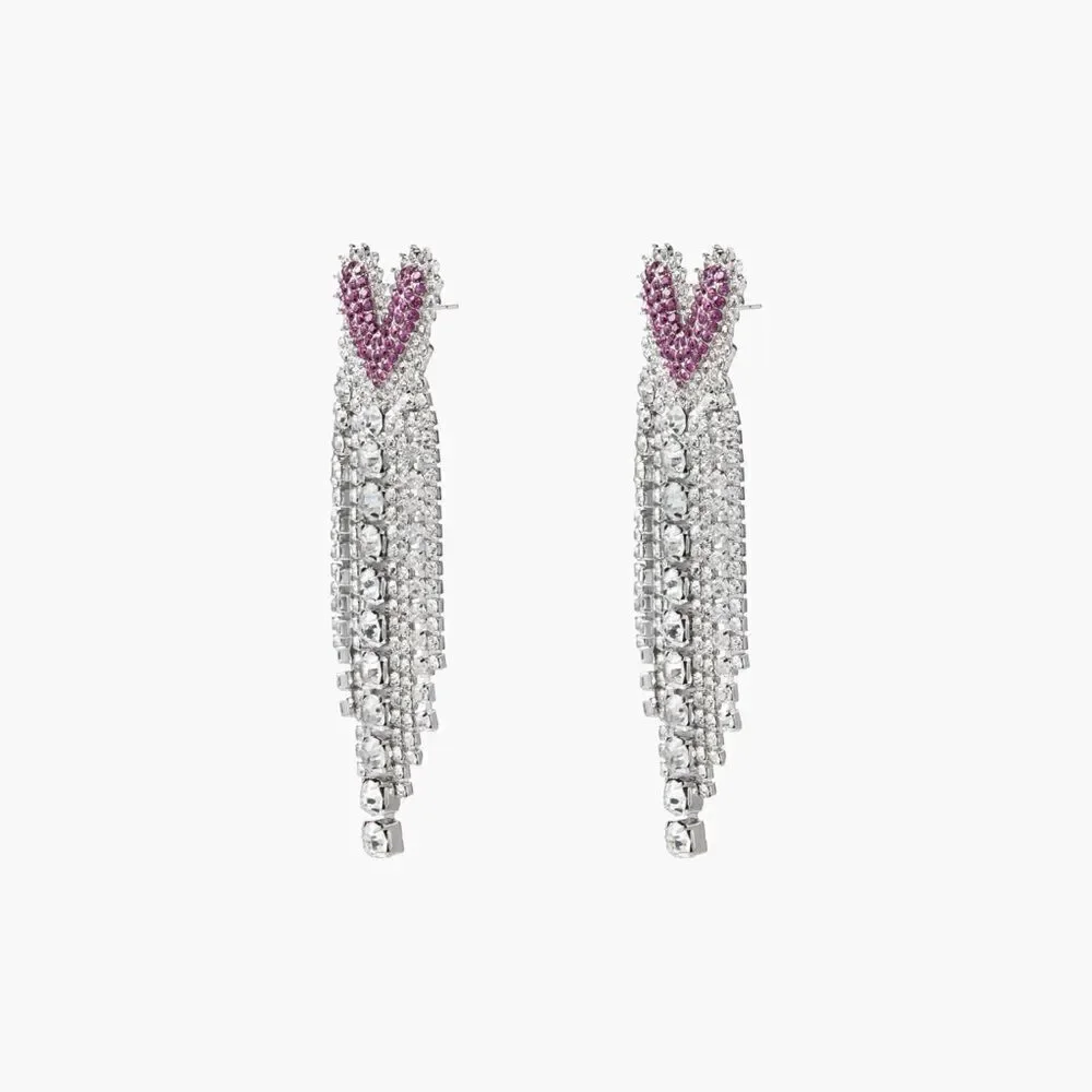 Rhinestone drop Earrings #1623